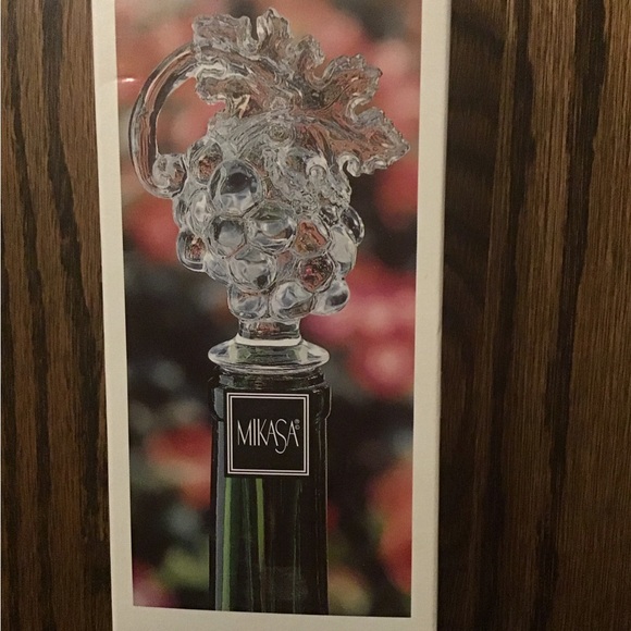 Mikasa ~ Bottle Stopper ~ Austrian Lead Crystal ~ NWT - Picture 6 of 6